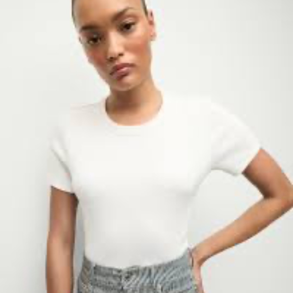 Veronica Beard Pruitt White thong Bodysuit XS